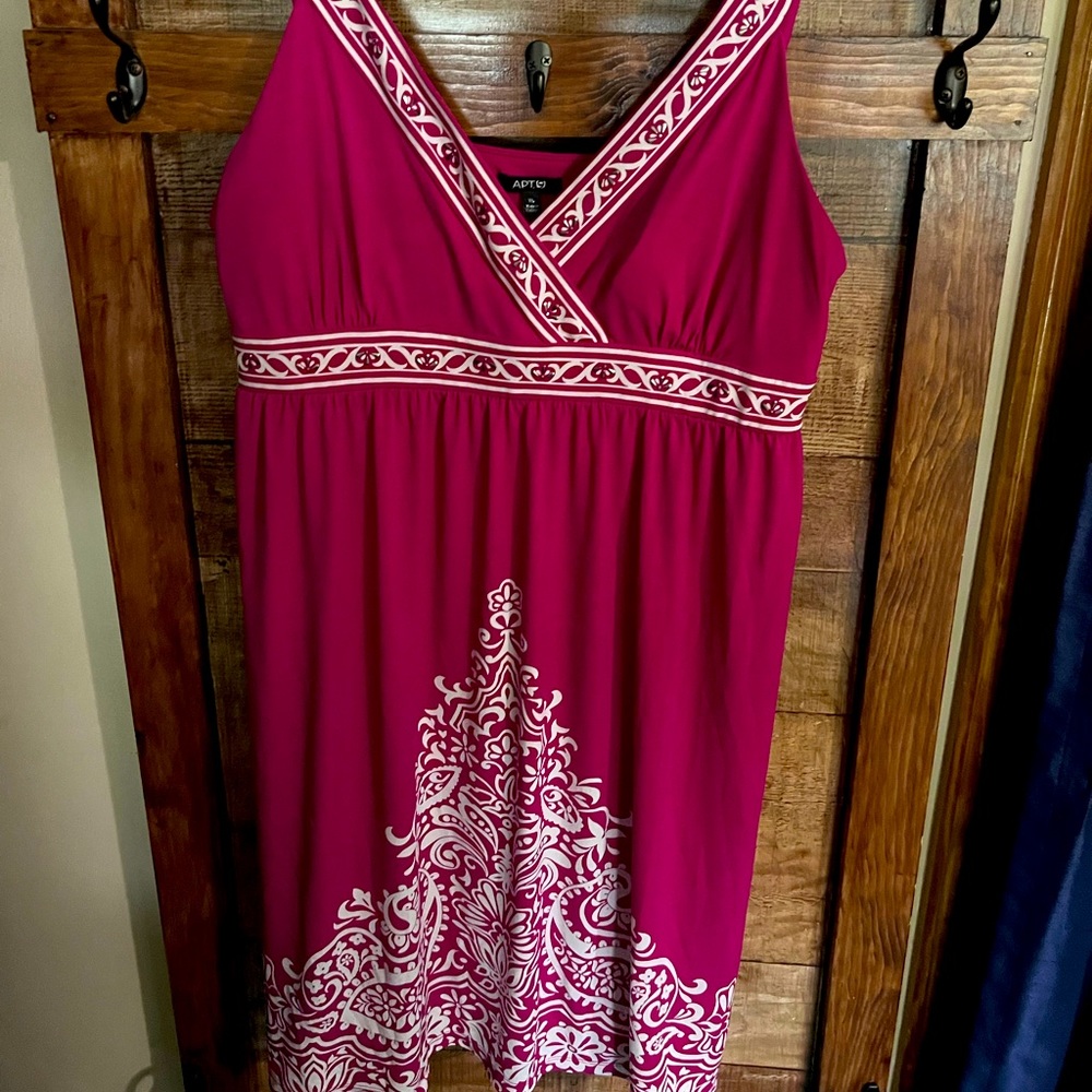 Apt 9 dress size XL pink